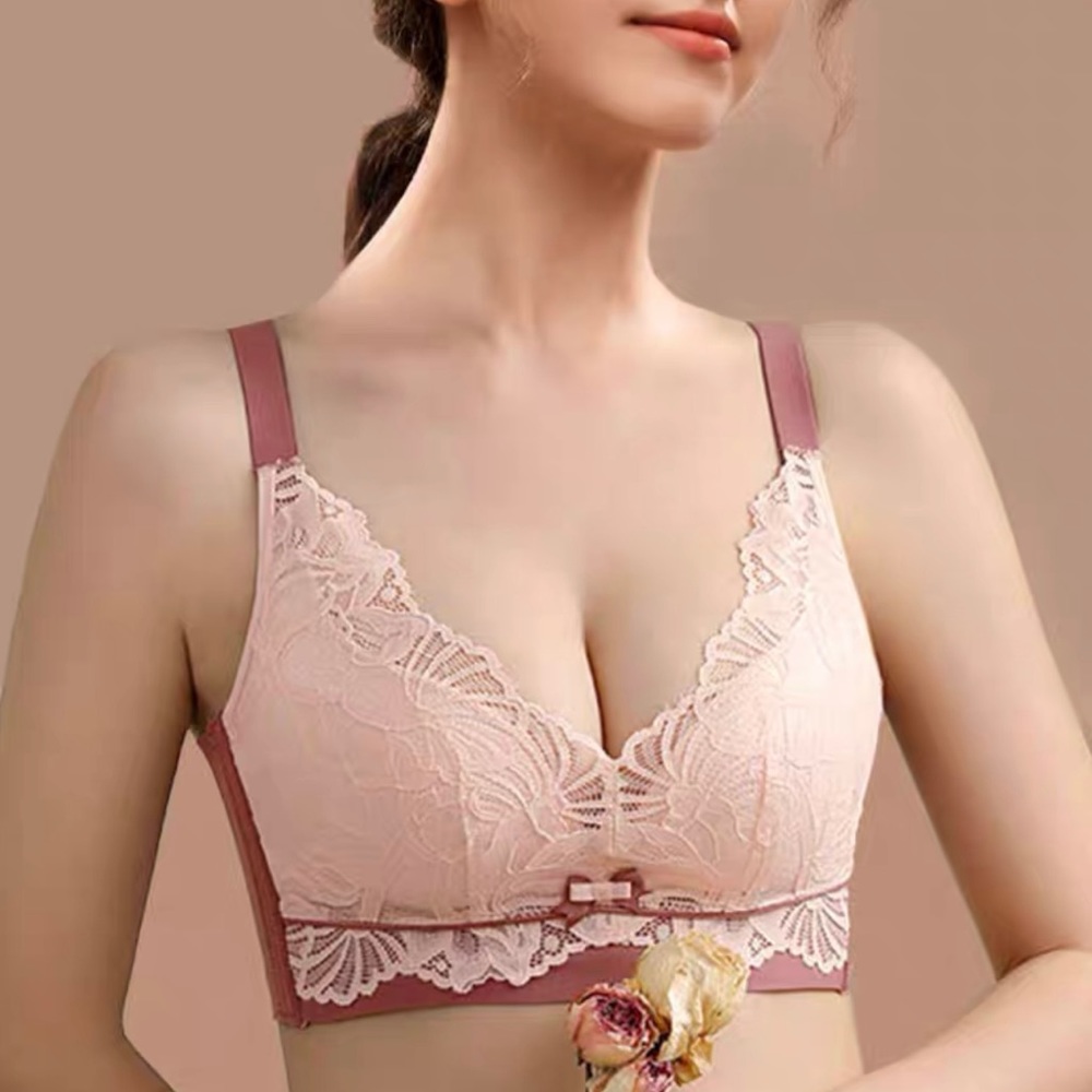 2 Pcs BlossomFemme ultra thin Wireless Unpadded Sexy Lingerie. 40/90 C